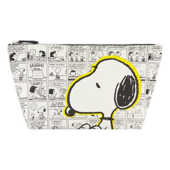 Peanuts | Bags | Peanuts Snoopy Comic Strip Cosmetic Travel Bag | Poshmark